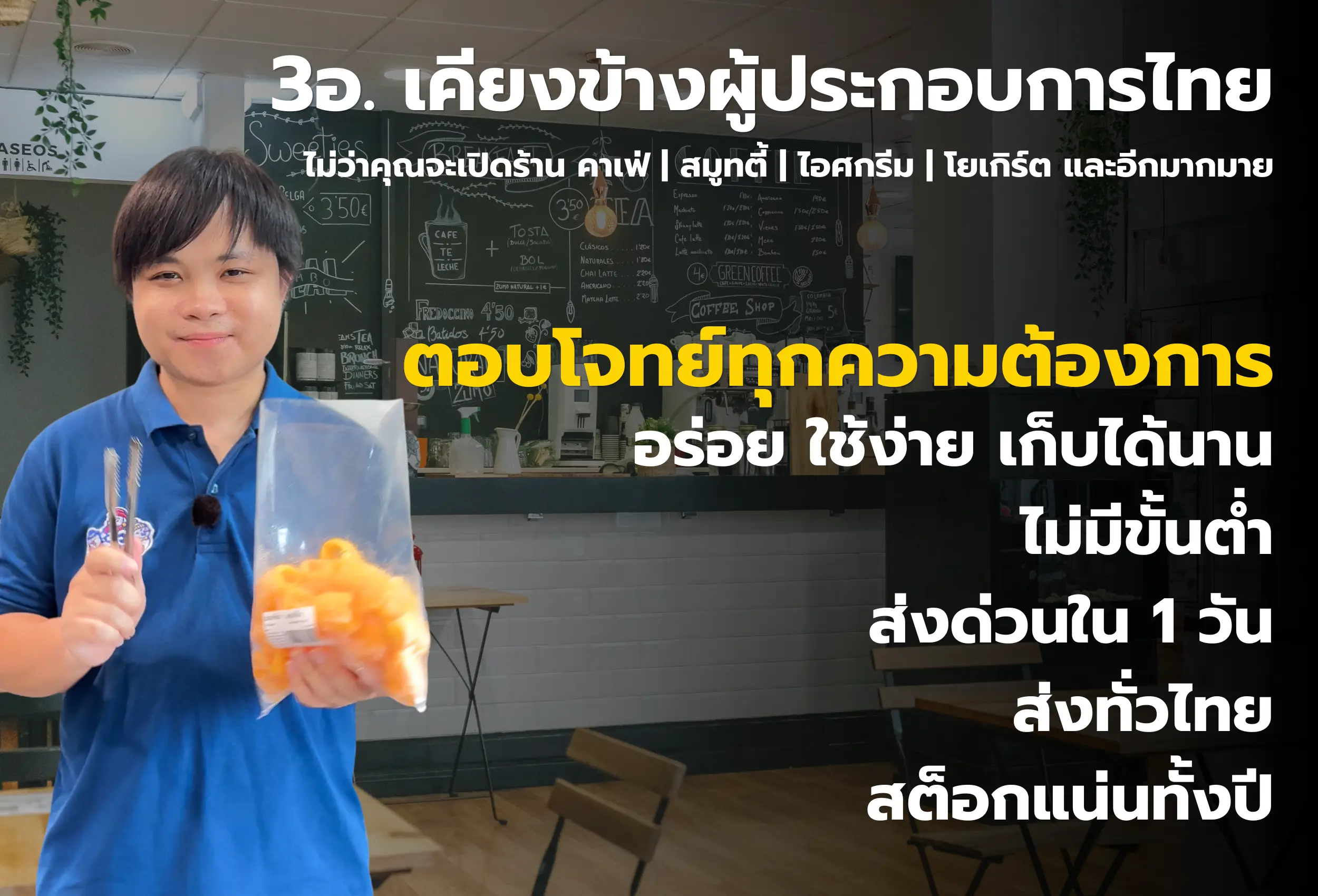 ผลไม้แช่แข็งเพื่อผู้ประกอบการ